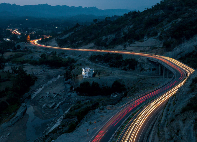 The 64 km Jammu-Udhampur highway project that Afcons recently completed for NHAI