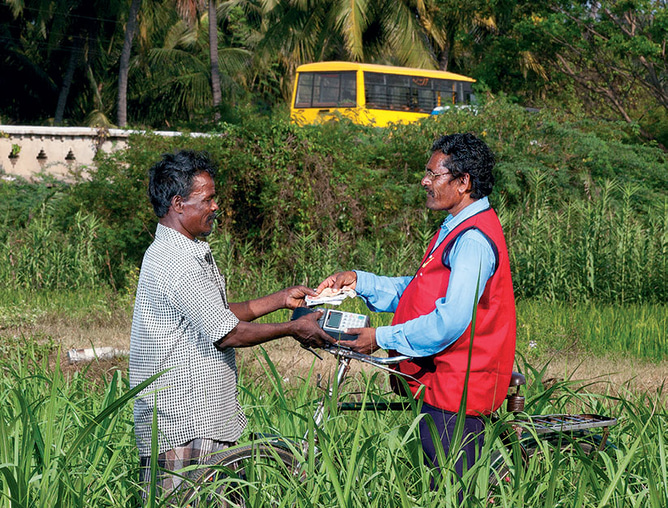 Postman 2.0: Infosys’s technology will link postmen to their offices, so they stay connected even as they deliver benefits to people in far-flung rural areas.